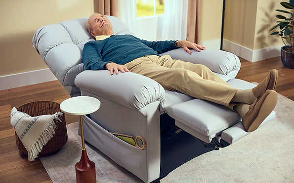 Man Relaxing in the Perfect Sleep Chair® 