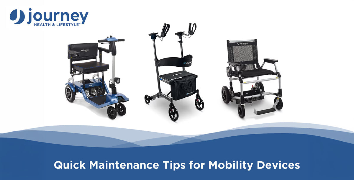 Quick Maintenance Tips for Walkers, Power Chairs, and Scooters