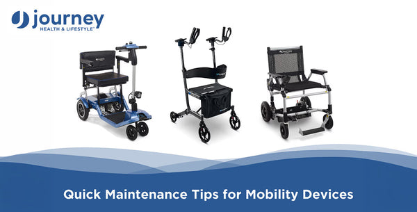 Quick Maintenance Tips for Walkers, Power Chairs, and Scooters