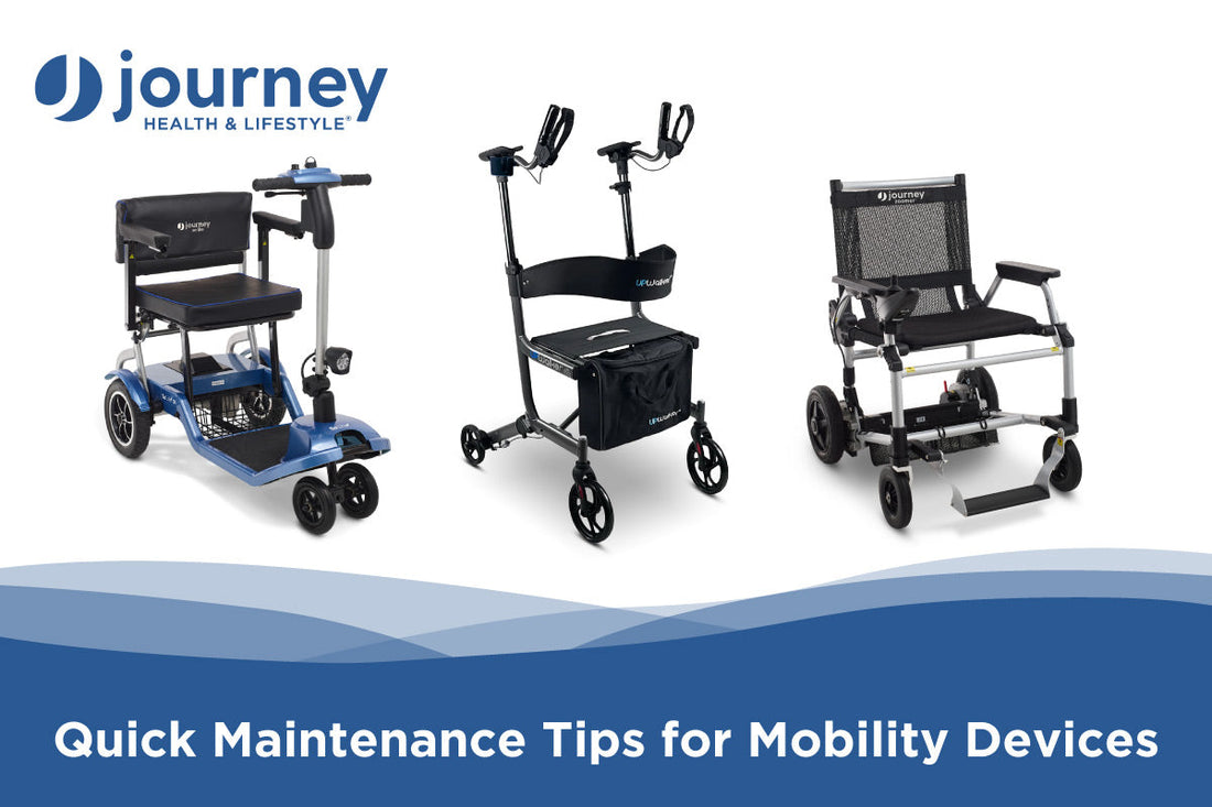 Quick Maintenance Tips for Walkers, Power Chairs, and Scooters