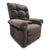 The Perfect Sleep Chair & Lift Chair is a plush, dark brown recliner with padded armrests, a cushioned backrest, and soft fabric. It offers therapeutic heat and massage features and is shown against a white background.