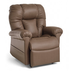 The Perfect Sleep Chair & Lift Chair is a large brown power lift chair featuring plush padded armrests, a high cushioned back, and soft upholstery—designed for comfort, convenience, and ultimate supportive seating.