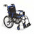 Journey So Lite C2 Ultra Lightweight Wheelchair featuring a black and blue seat, black frame, and two rear wheels.