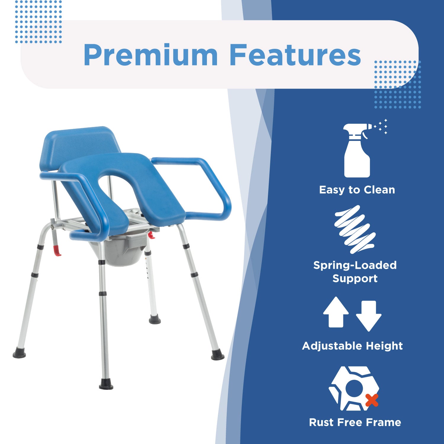 Journey SoftSecure Uplift Toilet Assist Commode – Safer Transfers