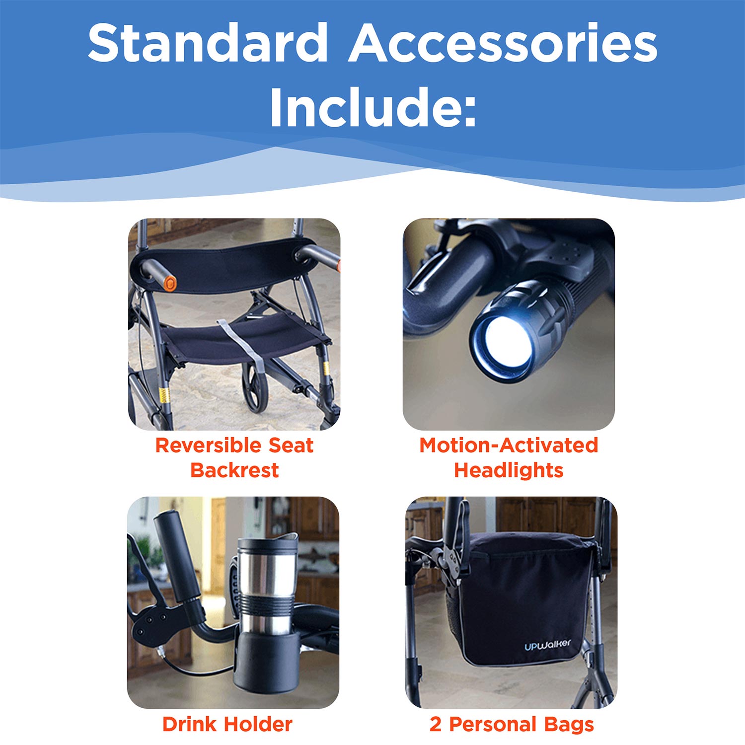 UPWalker | Upright Walker with Seat – Journey Health & Lifestyle