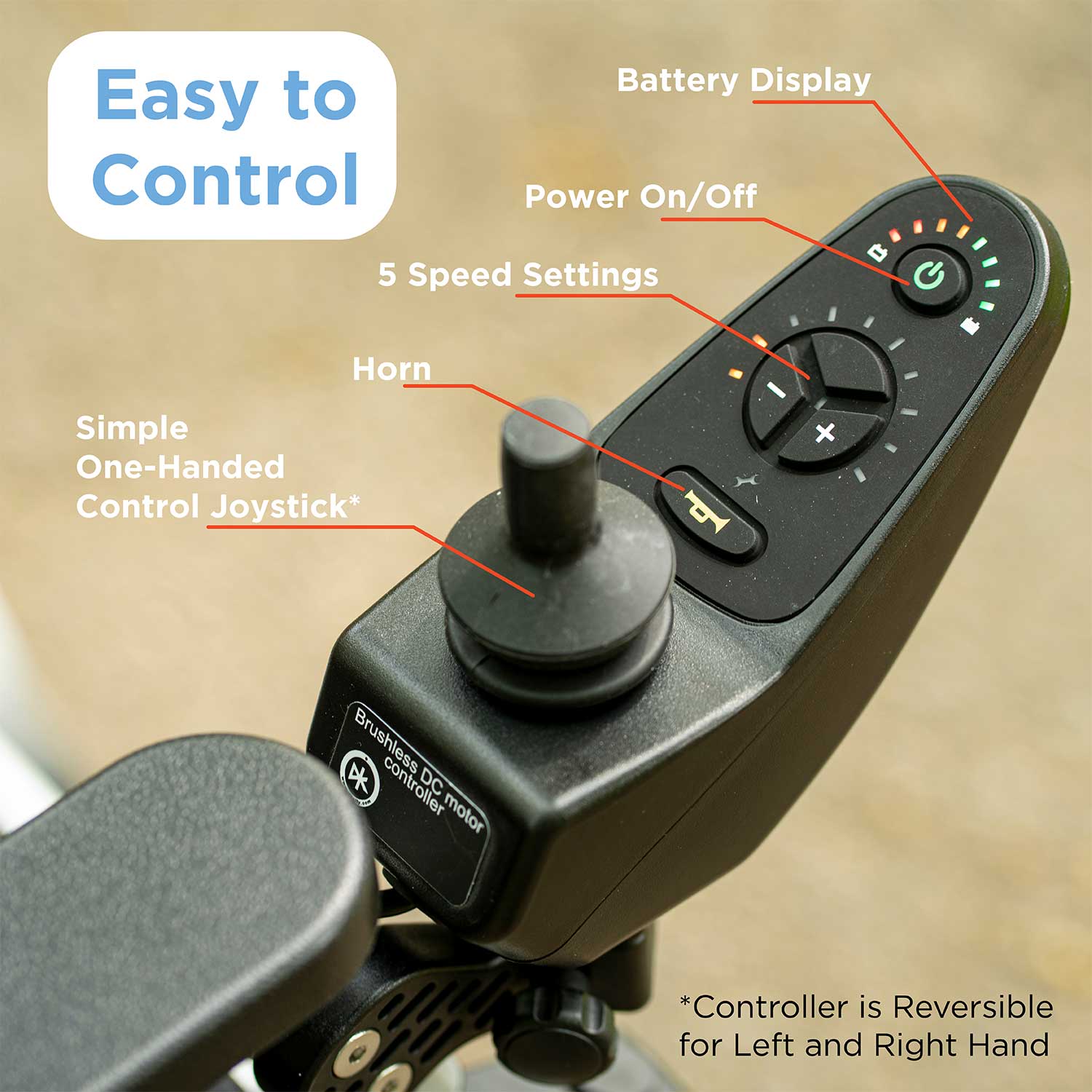 Journey Zoomer® Lightweight Folding Power Chair
