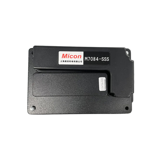 A black Journey Air Elite Power Chair Controller Replacement, labeled Micon M7084-SSS with Chinese characters under the brand name, is displayed on a white background.