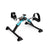 The Journey Exercise Peddler, featuring black pedals with adjustable straps and a blue central frame, is designed for low-impact arm or leg workouts and is displayed on a white background.