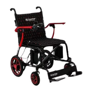 Journey Air Elite ultra-lightweight power chair designed for all-day comfort with supportive seating and portable mobility.