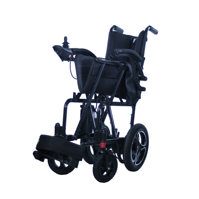 Folded Journey Air power chair on a white background