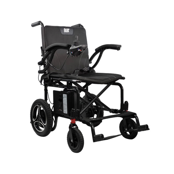 Black Journey Air power chair on a white background