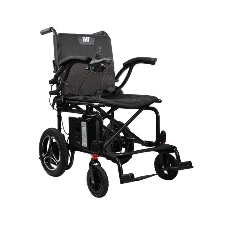 Black Journey Air power chair on a white background
