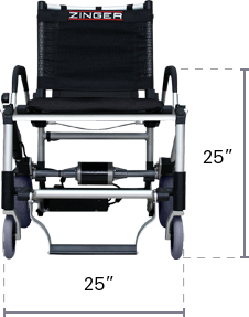 Journey Zinger® Folding Power Chair Two-Handed Control